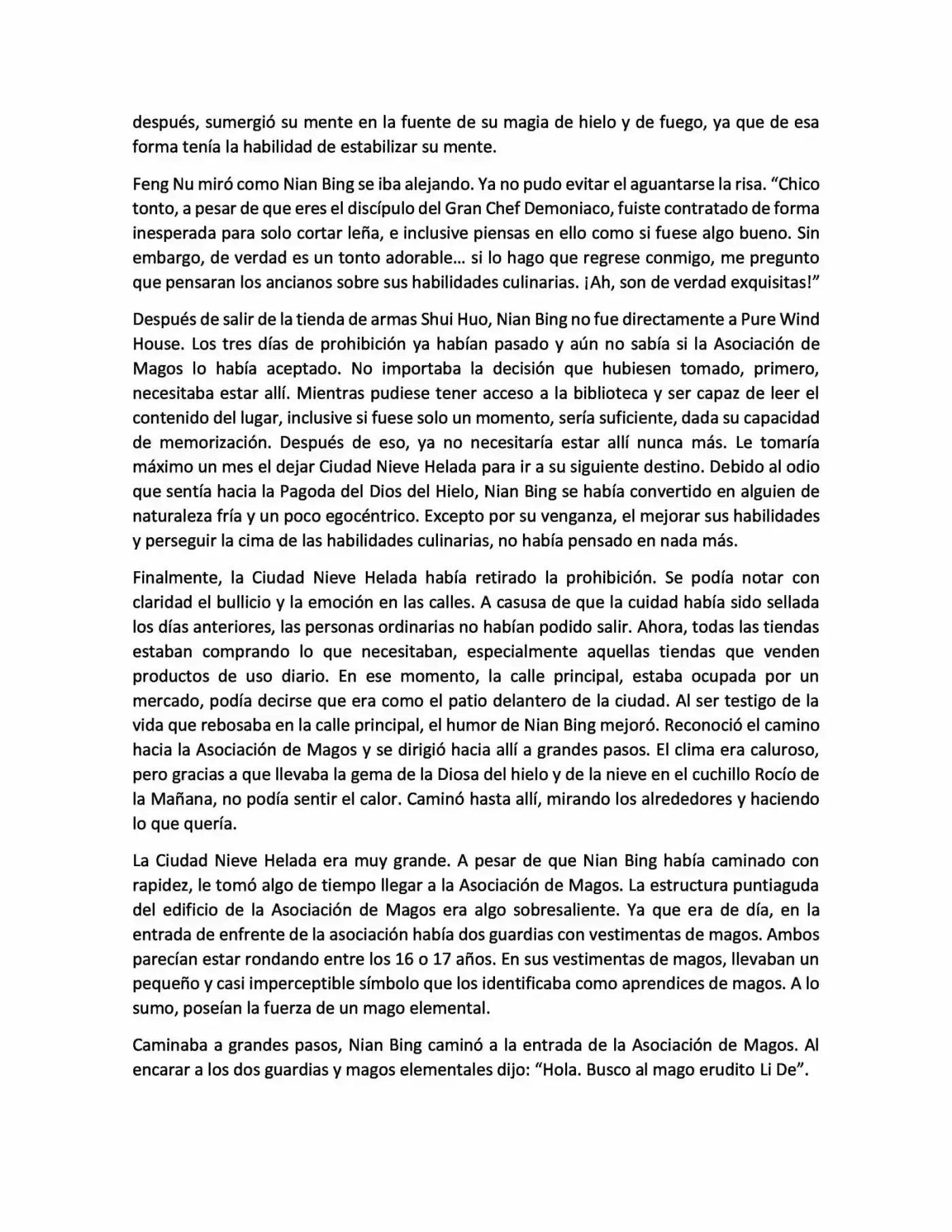 Magic Chef Of Ice And Fire (Novela) (Novela) - Capítulo 14 - Página 9 - LectorTMOo