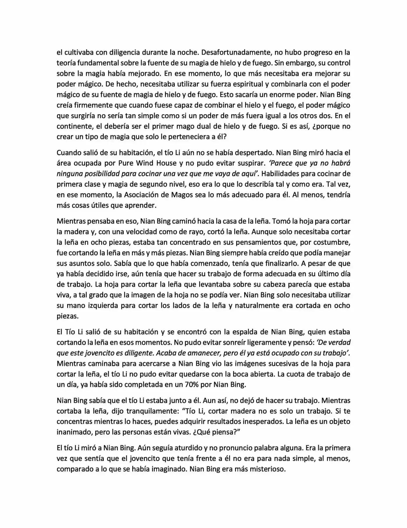 Magic Chef Of Ice And Fire (Novela) (Novela) - Capítulo 17 - Página 5 - LectorTMOo