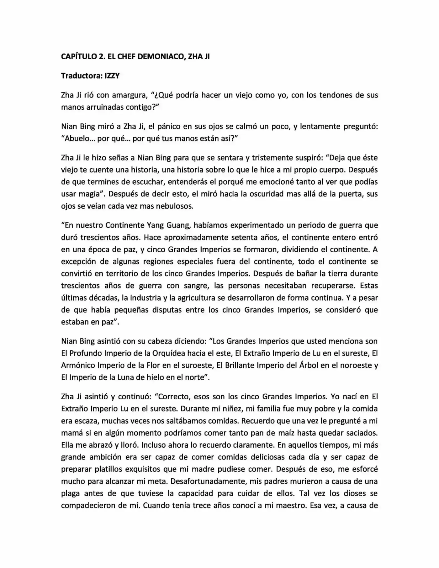 Magic Chef Of Ice And Fire (Novela) (Novela) - Capítulo 2 - Página 1 - LectorTMOo