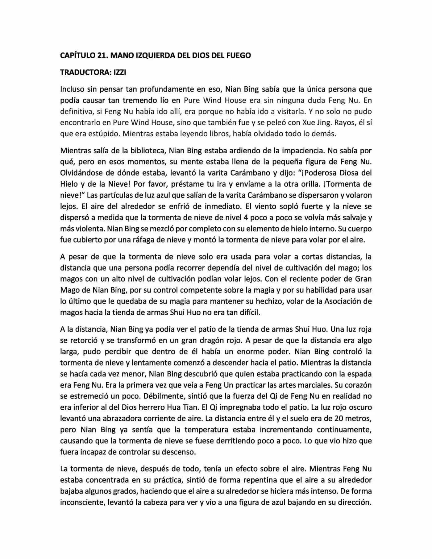 Magic Chef Of Ice And Fire (Novela) (Novela) - Capítulo 21 - Página 1 - LectorTMOo