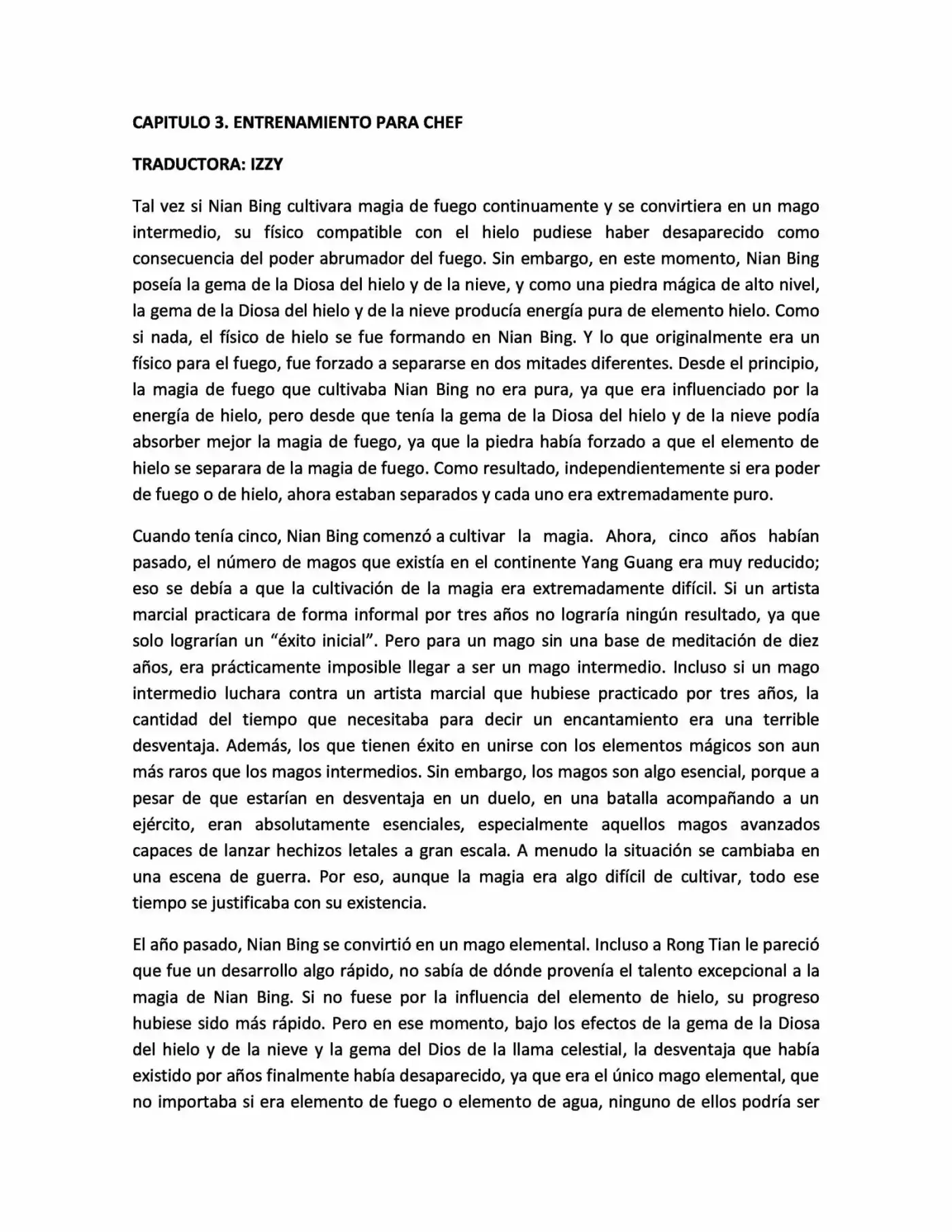 Magic Chef Of Ice And Fire (Novela) (Novela) - Capítulo 3 - Página 1 - LectorTMOo