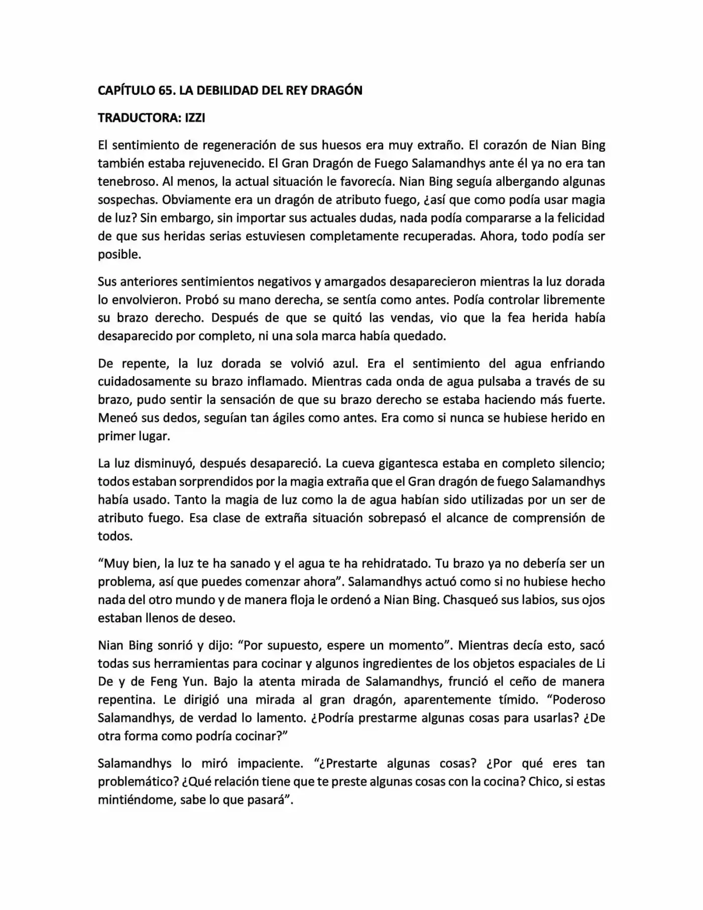 Magic Chef Of Ice And Fire (Novela) (Novela) - Capítulo 65 - Página 1 - LectorTMOo