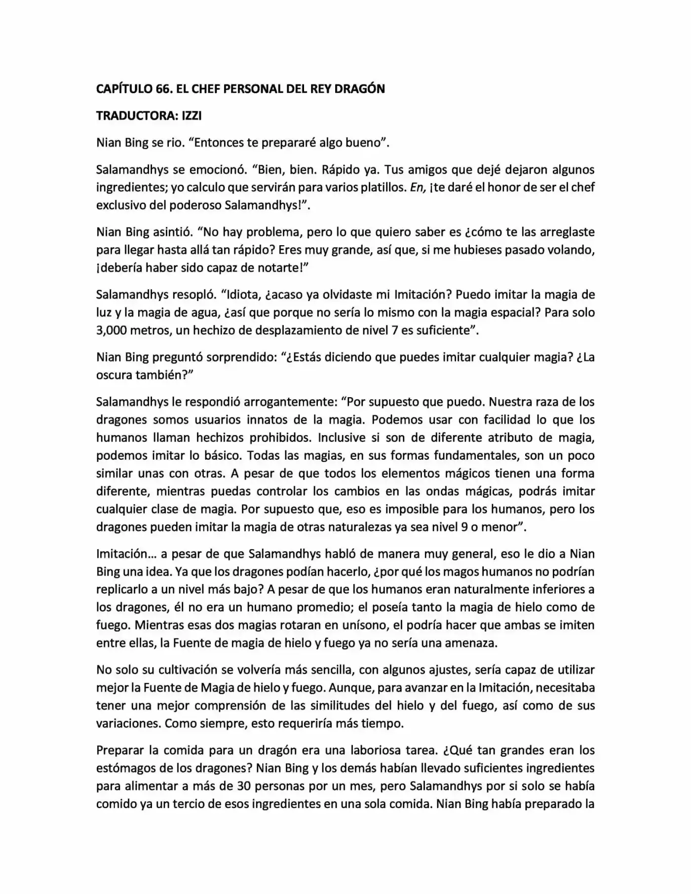 Magic Chef Of Ice And Fire (Novela) (Novela) - Capítulo 66 - Página 1 - LectorTMOo