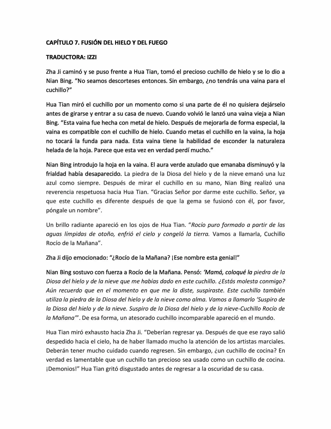 Magic Chef Of Ice And Fire (Novela) (Novela) - Capítulo 7 - Página 1 - LectorTMOo