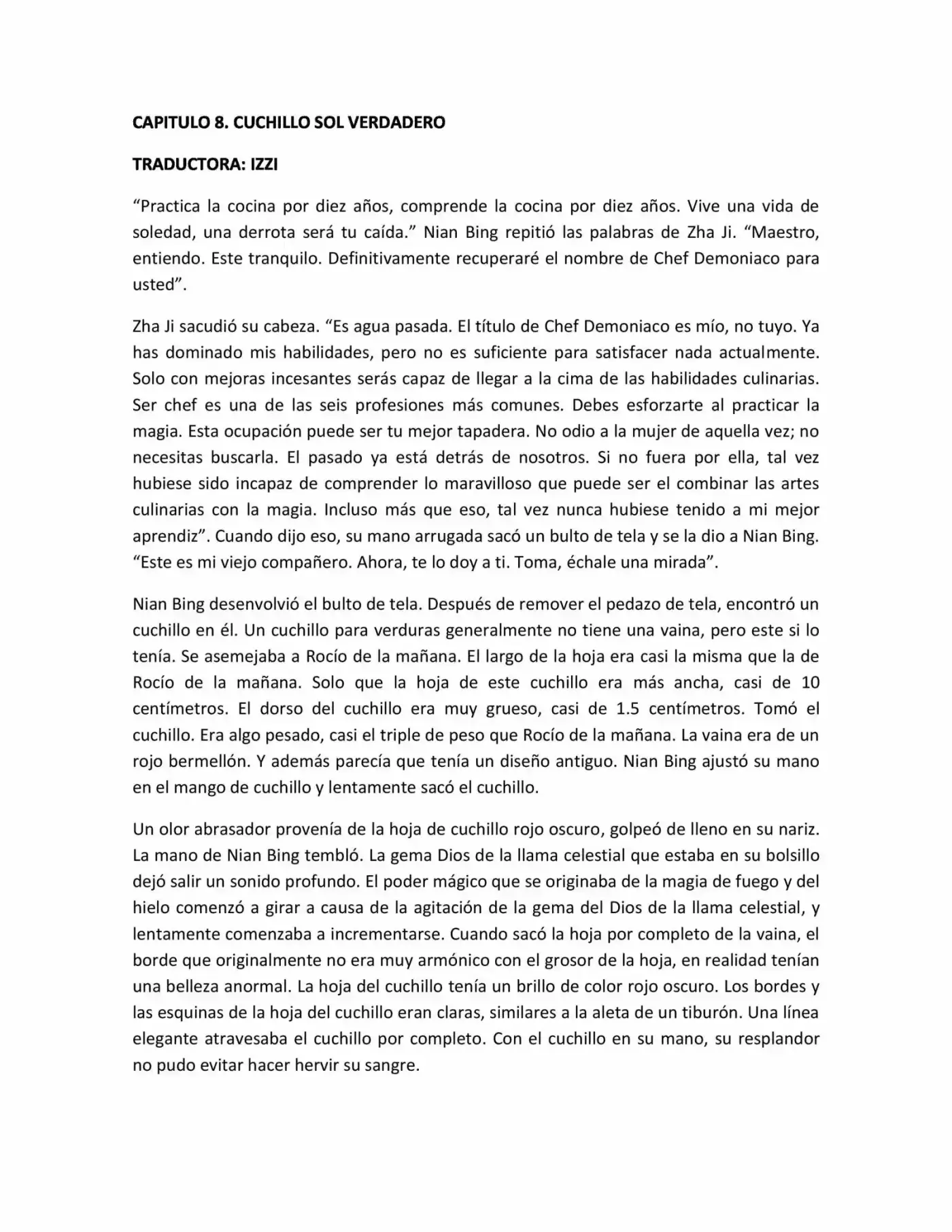 Magic Chef Of Ice And Fire (Novela) (Novela) - Capítulo 8 - Página 1 - LectorTMOo