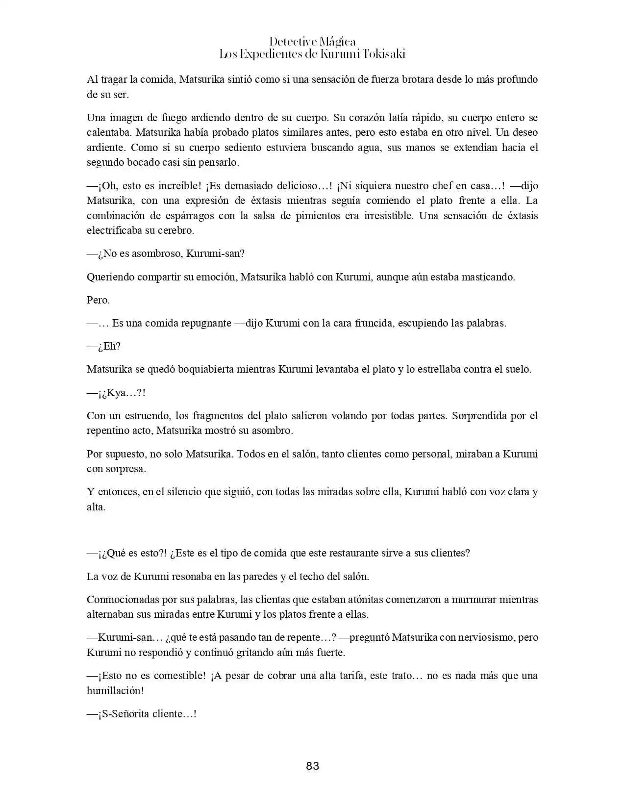 Magic Detective - Kurumi Tokisaki Case File's (Novela) - Capítulo 3 - Página 20 - LectorTMOo