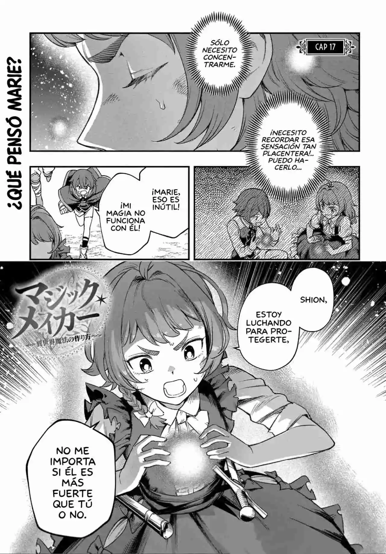 MAGIC MAKER - HOW TO CREATE MAGIC IN ANOTHER WORLD - Capítulo 17 - Página 1 - LectorTMOo