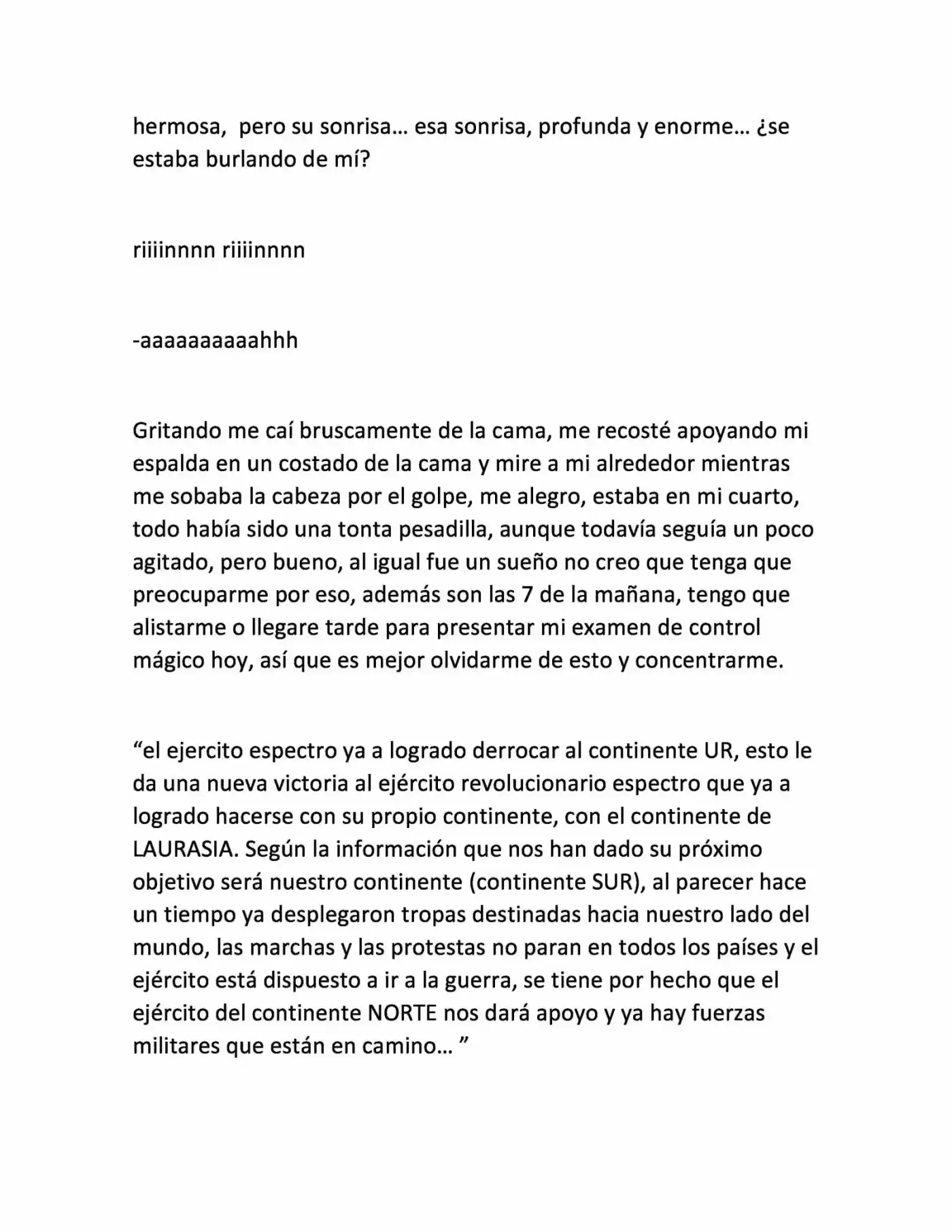Magical World War (guerra Mundial Mágica) (Novela) - Capítulo 1 - Página 5 - LectorTMOo