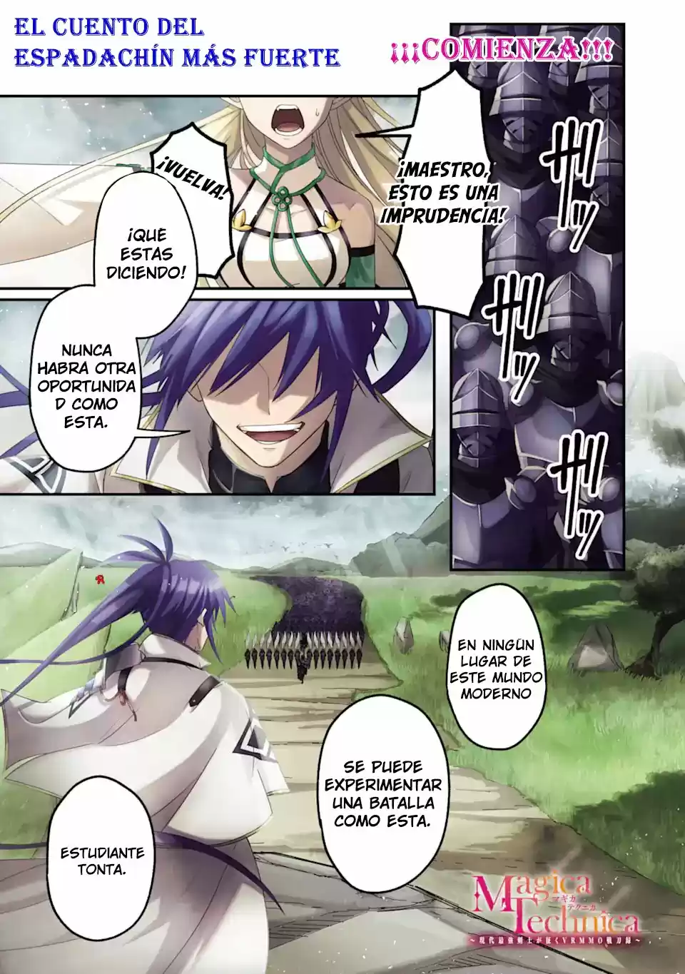 Magika Technica ~Gendai Saikyou Kenshi Ga Yuku VRMMO Sentouroku~ - Capítulo 1 - Página 1 - LectorTMOo