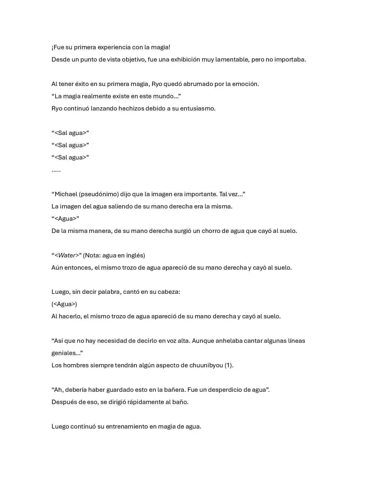 Mago De Agua (Novela) - Capítulo 1 - Página 4 - LectorTMOo