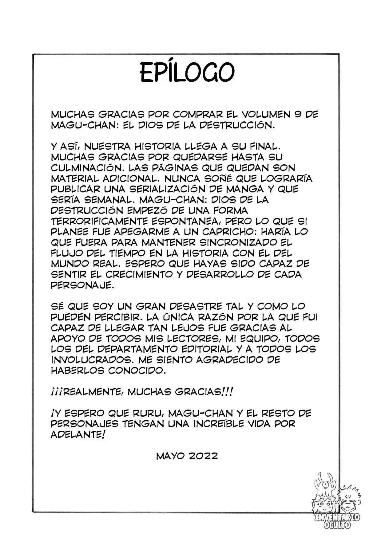 Magu-chan: Dios De La Destrucción - Capítulo 77 - Página 22 - LectorTMOo