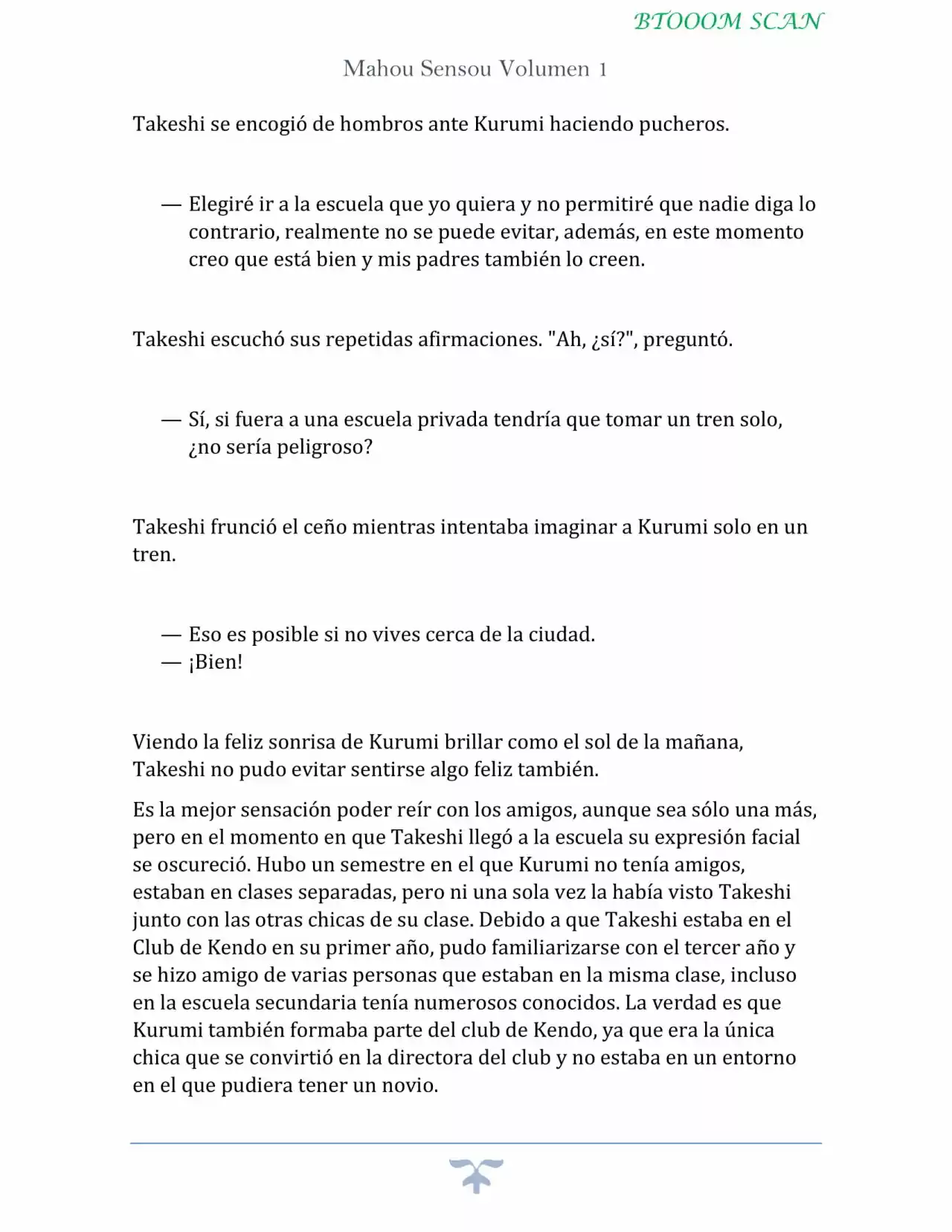 Mahou Sensou - Novela (Novela) - Capítulo 1 - Página 5 - LectorTMOo