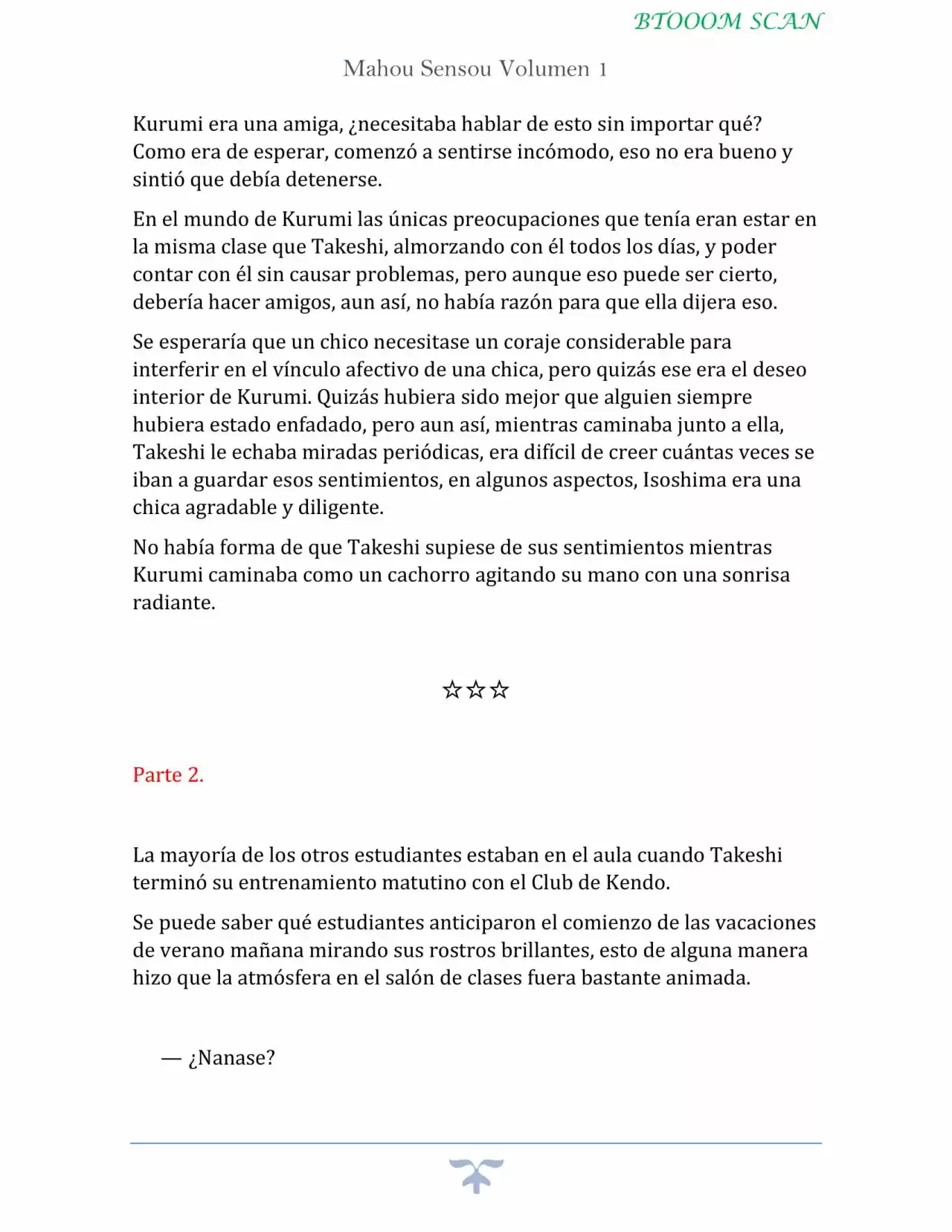Mahou Sensou - Novela (Novela) - Capítulo 1 - Página 6 - LectorTMOo