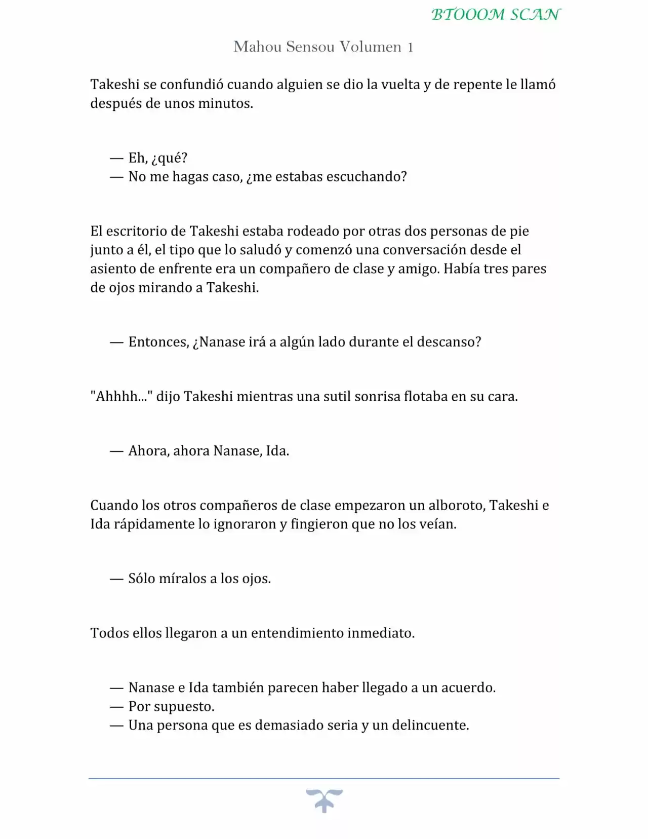 Mahou Sensou - Novela (Novela) - Capítulo 1 - Página 7 - LectorTMOo
