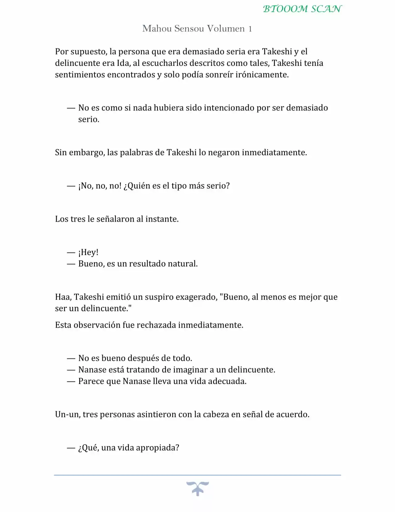 Mahou Sensou - Novela (Novela) - Capítulo 1 - Página 8 - LectorTMOo
