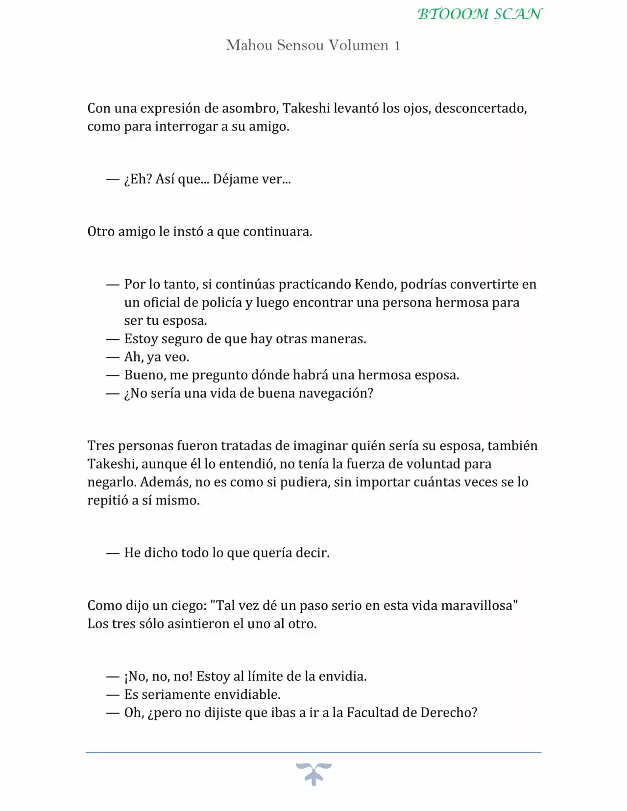 Mahou Sensou - Novela (Novela) - Capítulo 1 - Página 9 - LectorTMOo