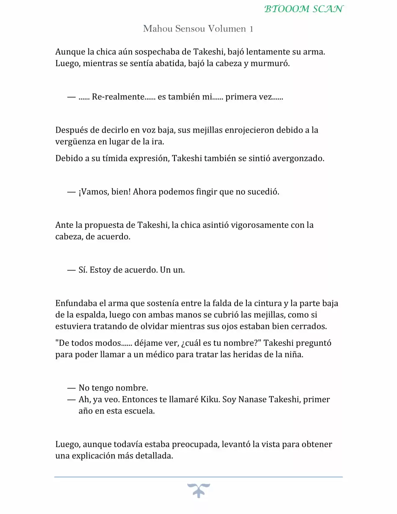 Mahou Sensou - Novela (Novela) - Capítulo 1 - Página 37 - LectorTMOo