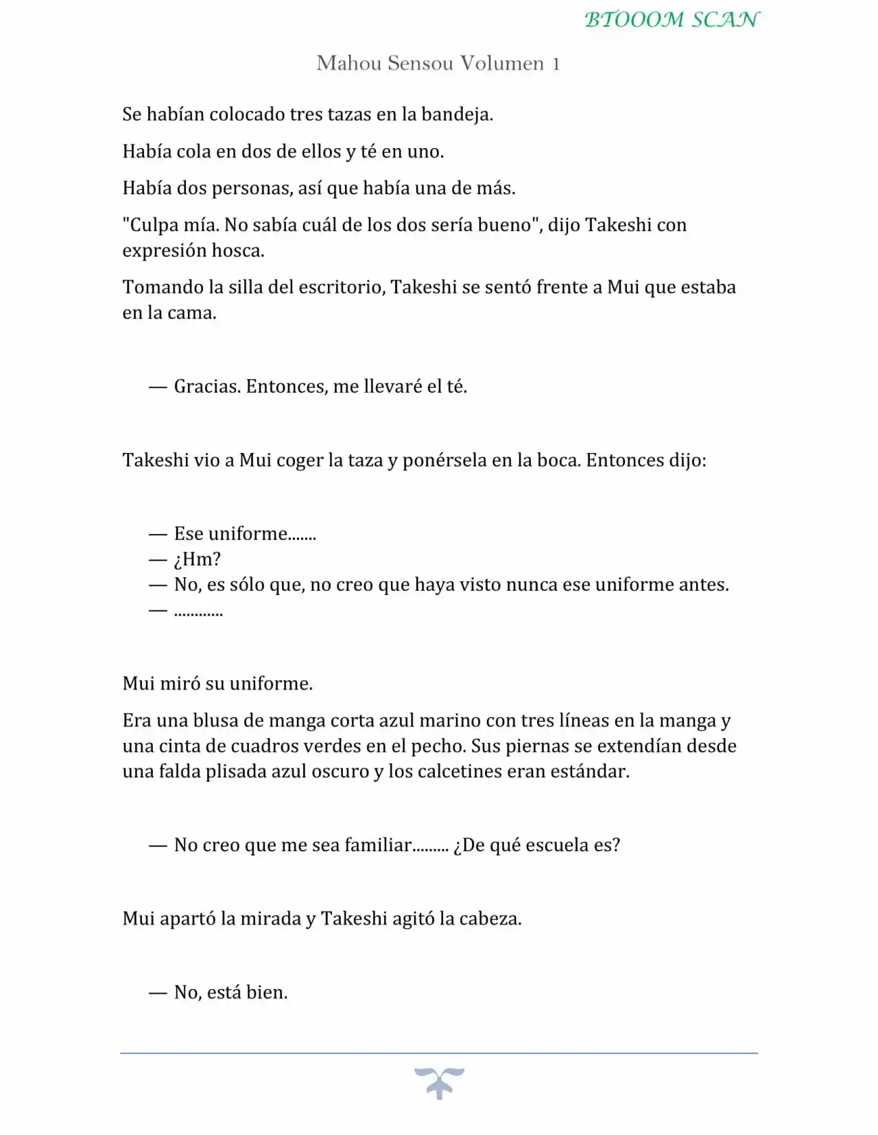 Mahou Sensou - Novela (Novela) - Capítulo 2 - Página 5 - LectorTMOo
