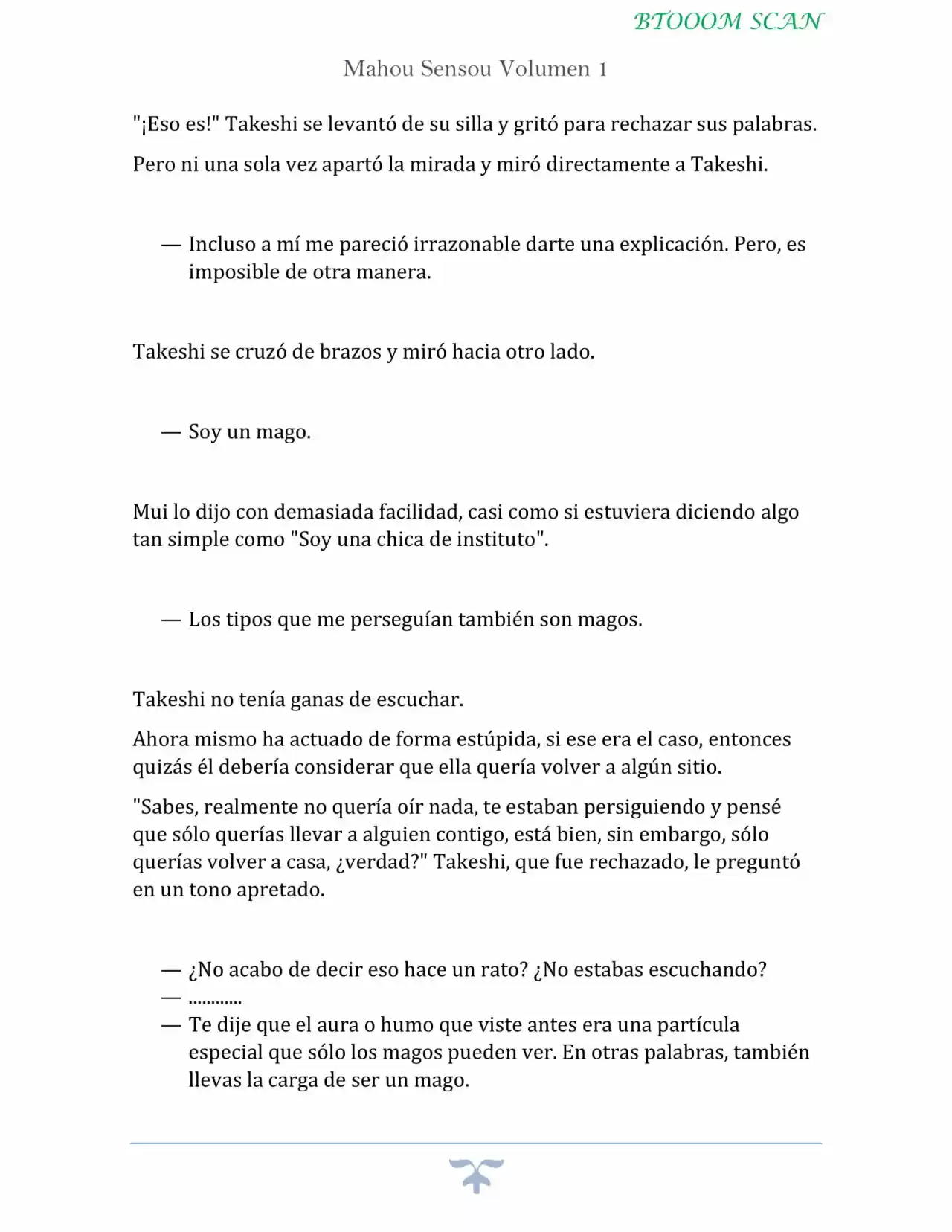 Mahou Sensou - Novela (Novela) - Capítulo 2 - Página 8 - LectorTMOo