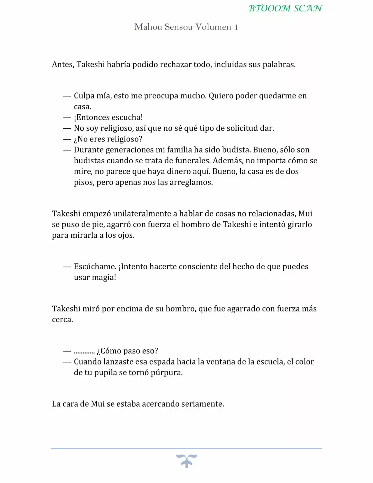 Mahou Sensou - Novela (Novela) - Capítulo 2 - Página 9 - LectorTMOo