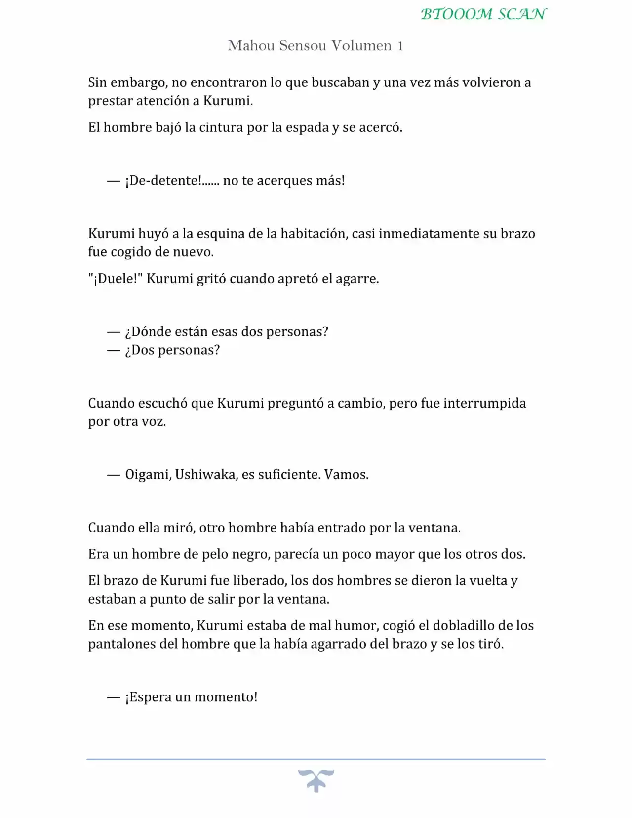 Mahou Sensou - Novela (Novela) - Capítulo 2 - Página 33 - LectorTMOo
