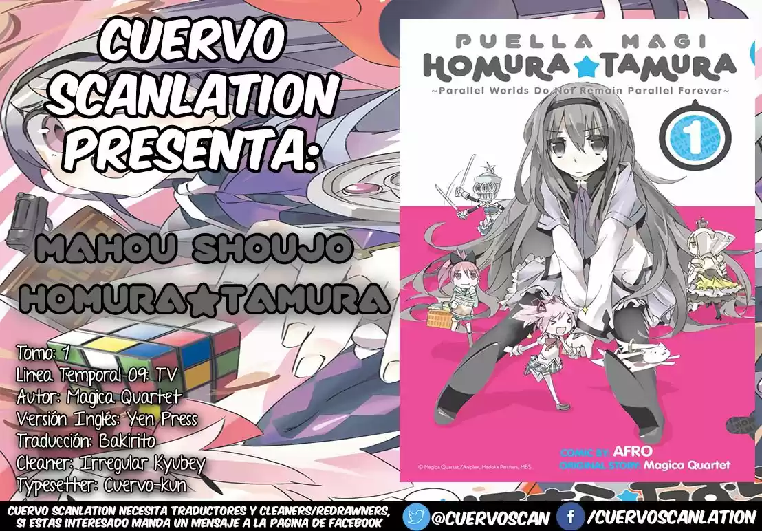 Mahou Shoujo Homura Tamura: Heikou Sekai Ga Itsumo Heikou De Aru To Wa Kagiranai No Da - Capítulo 9 - Página 1 - LectorTMOo