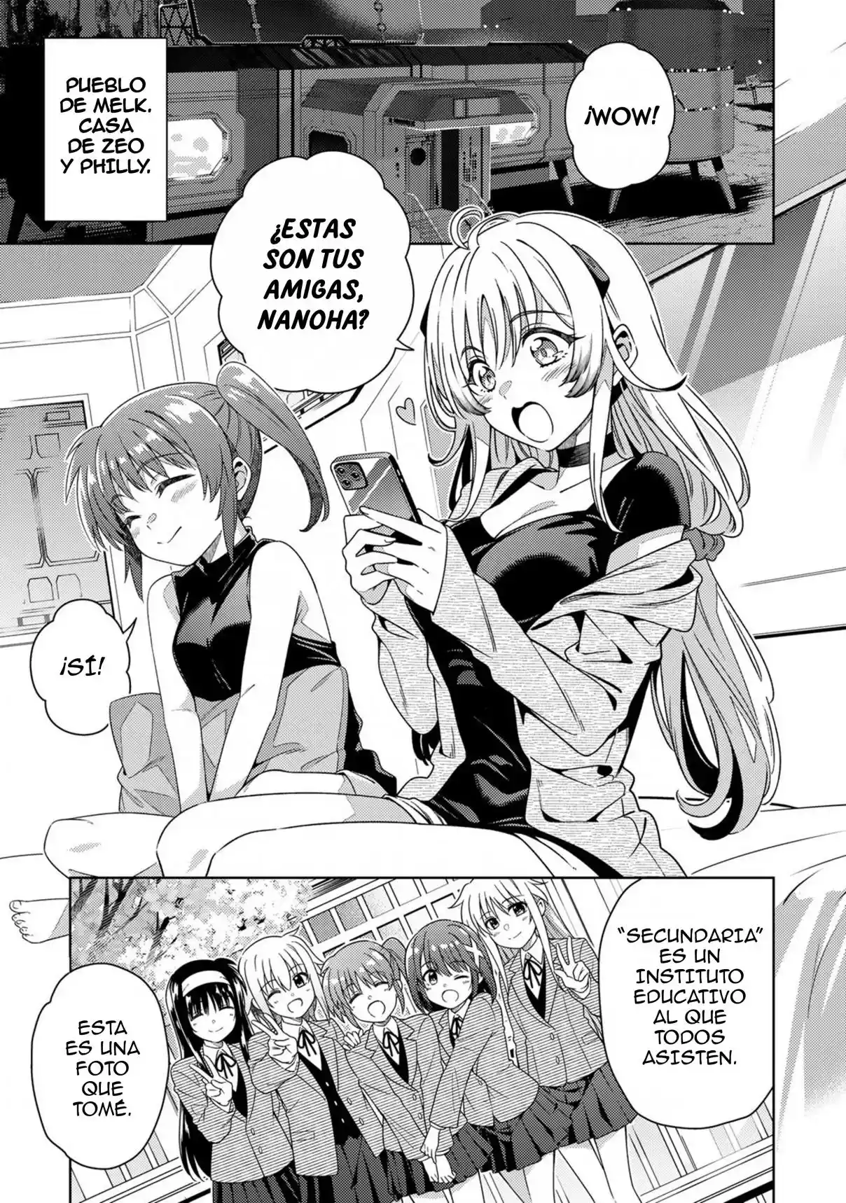 Mahou Shoujo Lyrical Nanoha EXCEEDS - Capítulo 3.1 - Página 8 - LectorTMOo