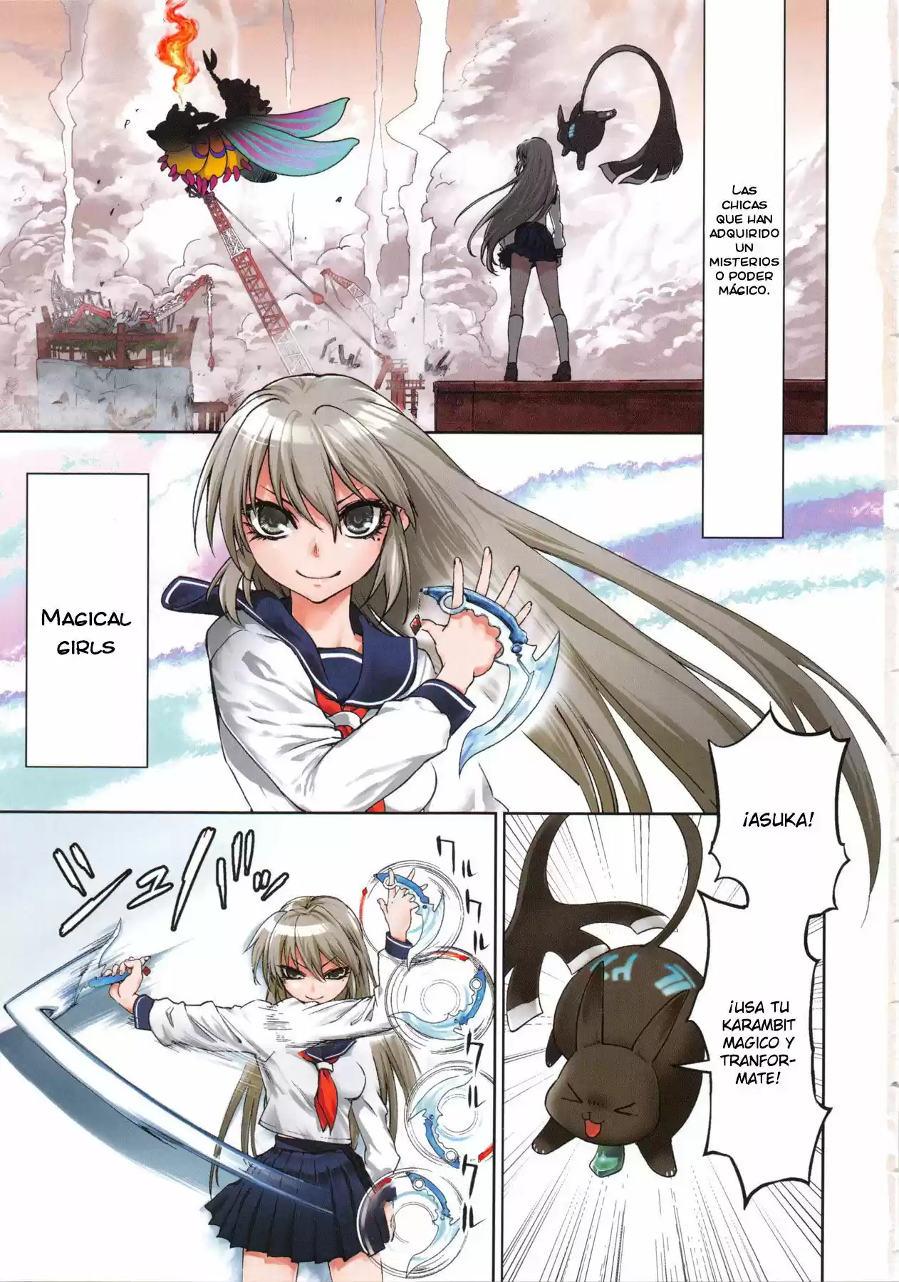 Mahou Shoujo Tokushuusen Asuka - Capítulo 1.1 - Página 4 - LectorTMOo