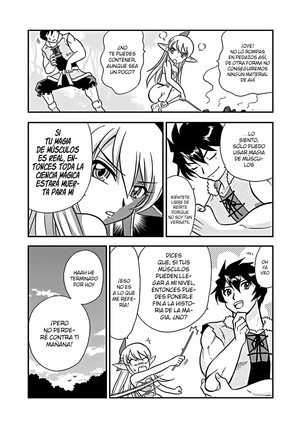 Mahou? Sonna Koto Yori Kinniku Da! - Capítulo 4 - Página 10 - LectorTMOo