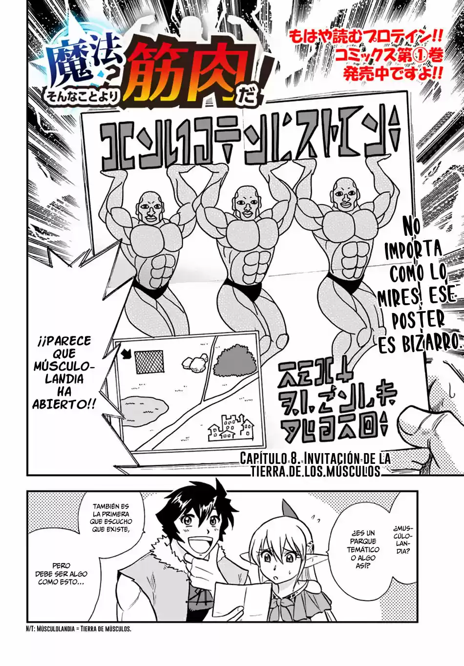 Mahou? Sonna Koto Yori Kinniku Da! - Capítulo 8 - Página 3 - LectorTMOo