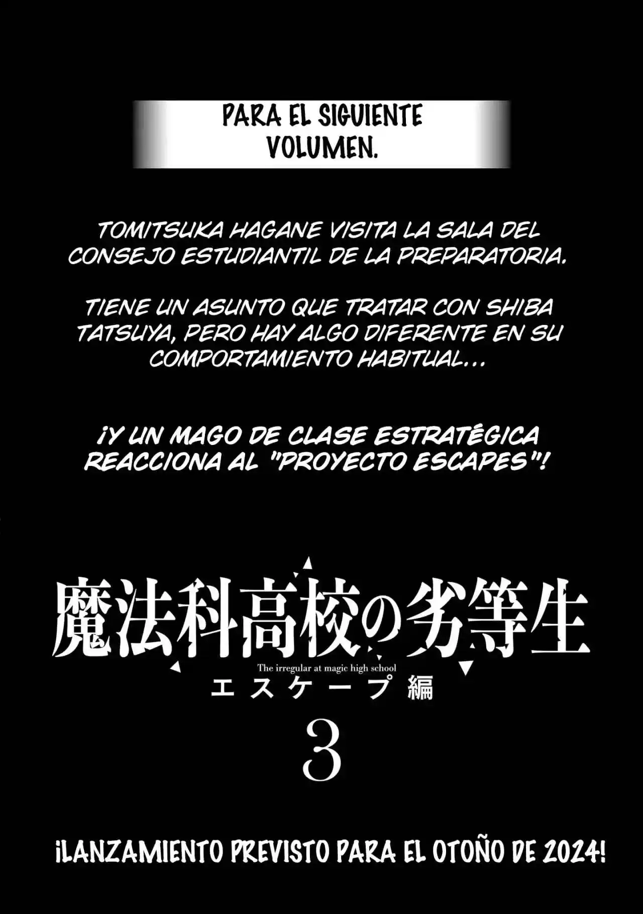 Mahouka Koukou No Rettousei: ESCAPES Arc - Capítulo 12.5 - Página 2 - LectorTMOo