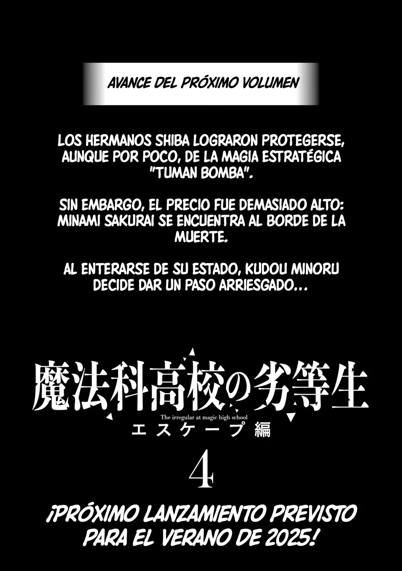 Mahouka Koukou No Rettousei: ESCAPES Arc - Capítulo 20.5 - Página 2 - LectorTMOo