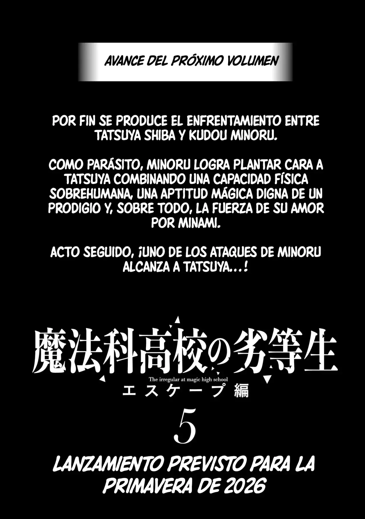 Mahouka Koukou No Rettousei: ESCAPES Arc - Capítulo 28.5 - Página 2 - LectorTMOo