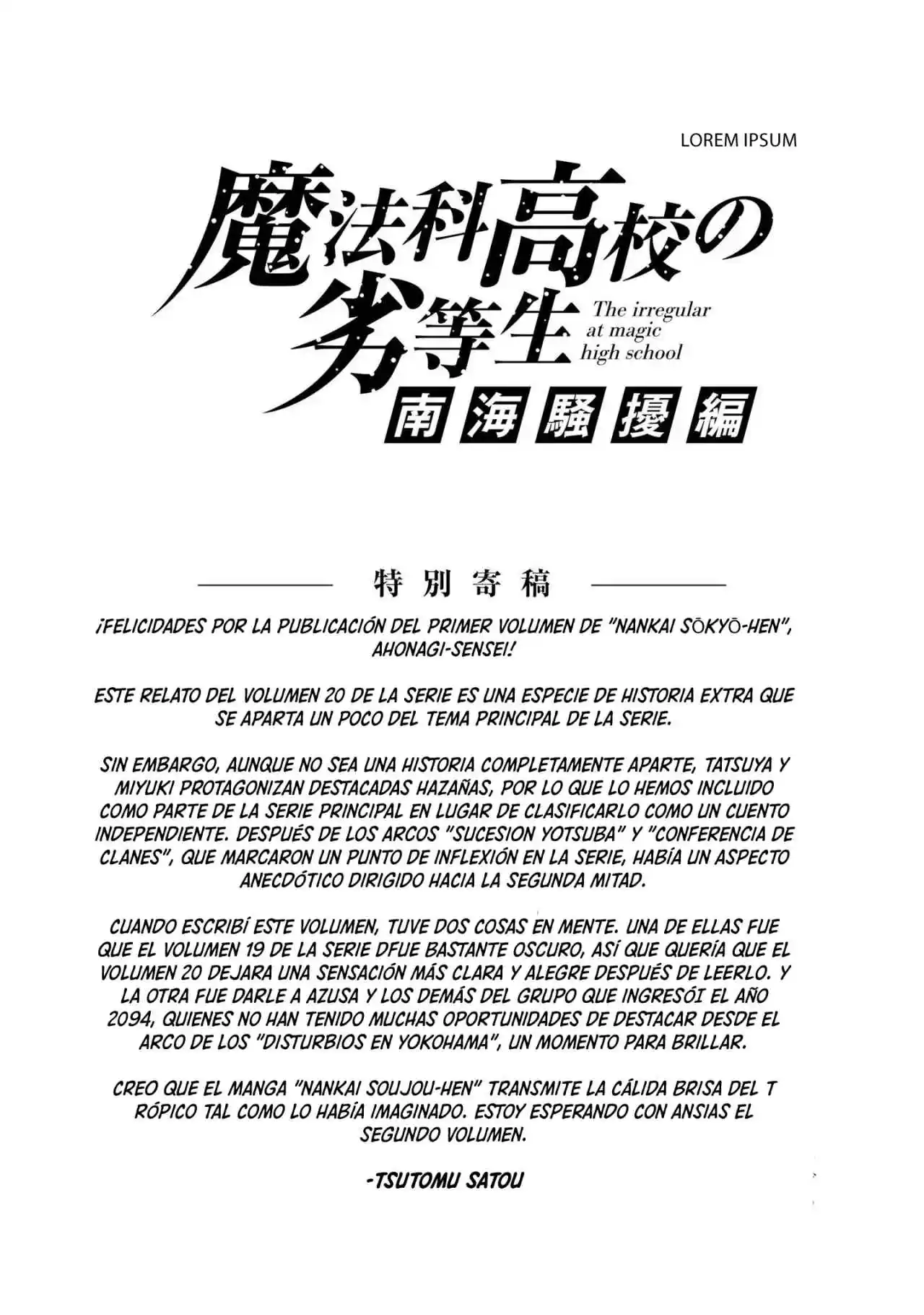 Mahouka Koukou No Rettousei - Steeplechase-hen - Capítulo 6.50 - Página 2 - LectorTMOo
