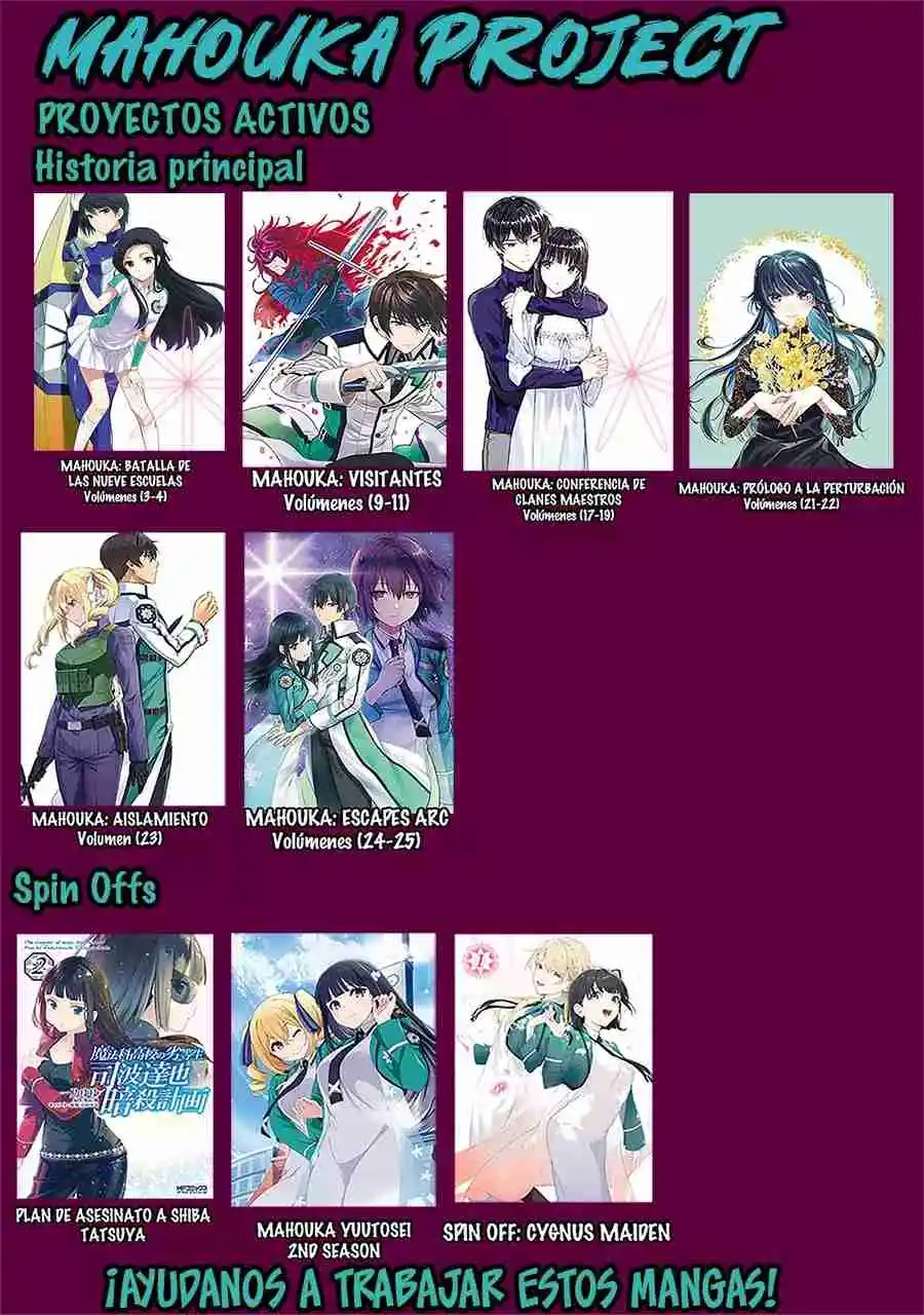 Mahouka Koukou No Rettousei - Steeplechase-hen - Capítulo 37 - Página 26 - LectorTMOo