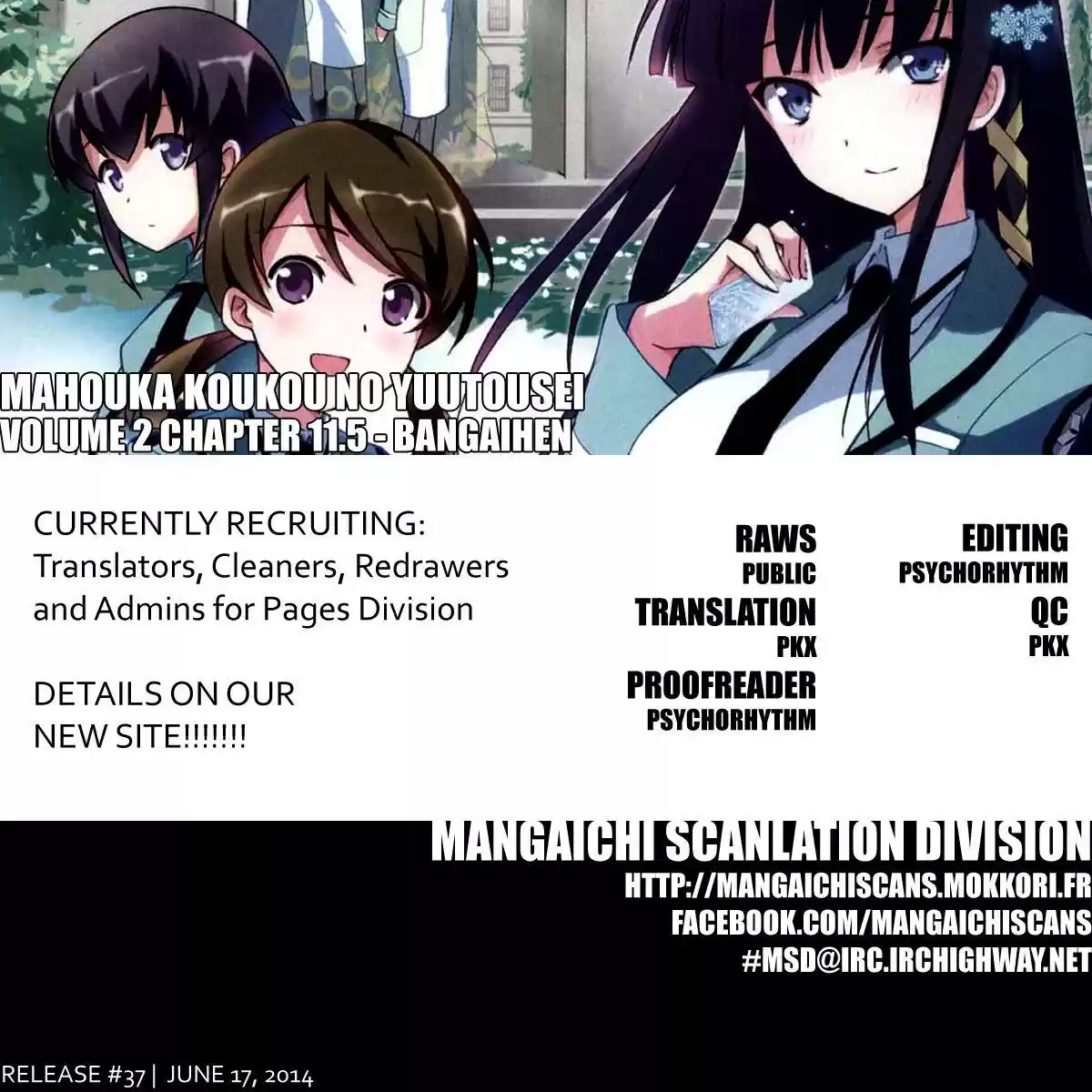 Mahouka Koukou No Yuutousei - Capítulo 11.5 - Página 2 - LectorTMOo