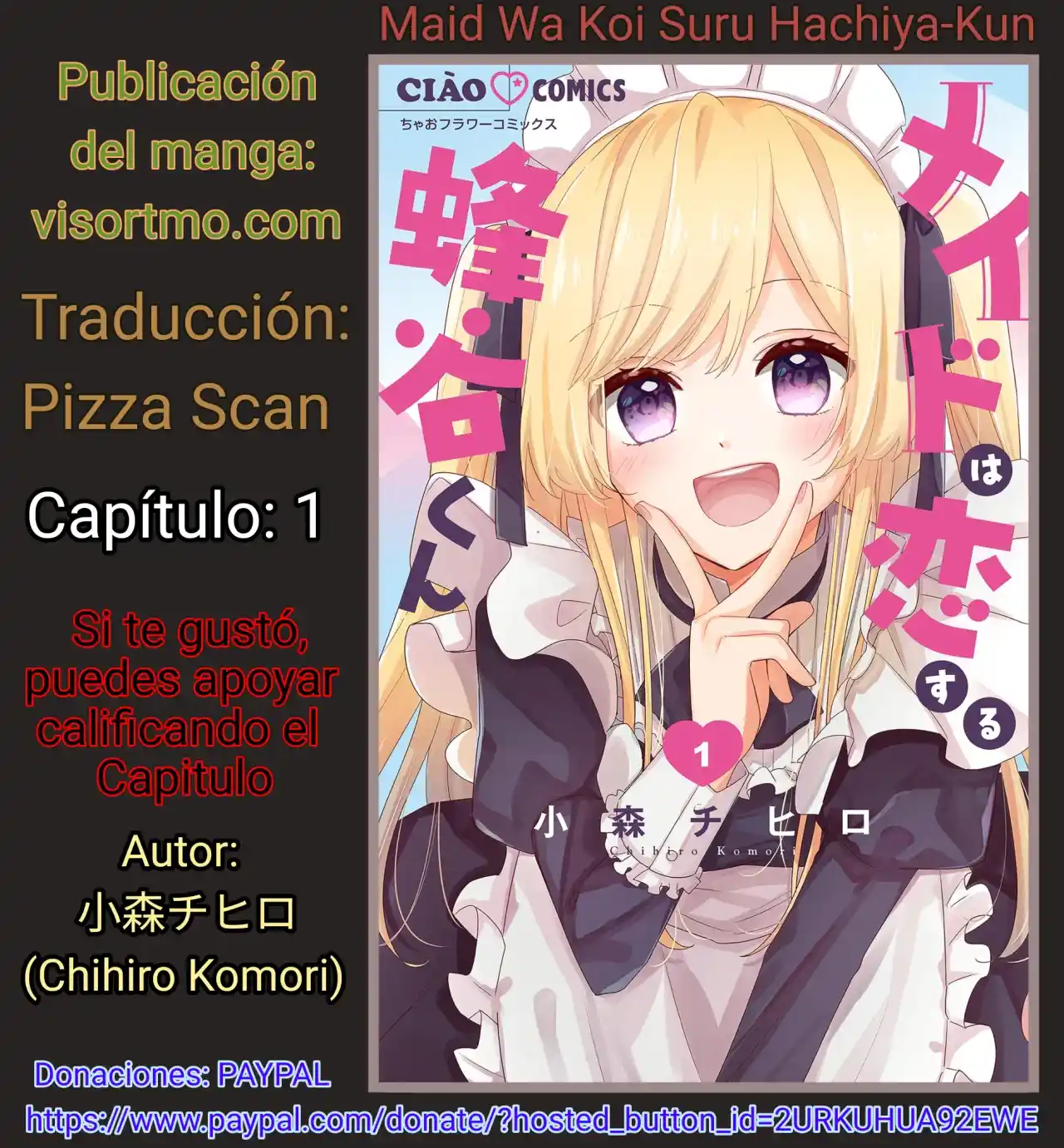 Maid Wa Koi Suru Hachiya-Kun - Capítulo 1 - Página 1 - LectorTMOo
