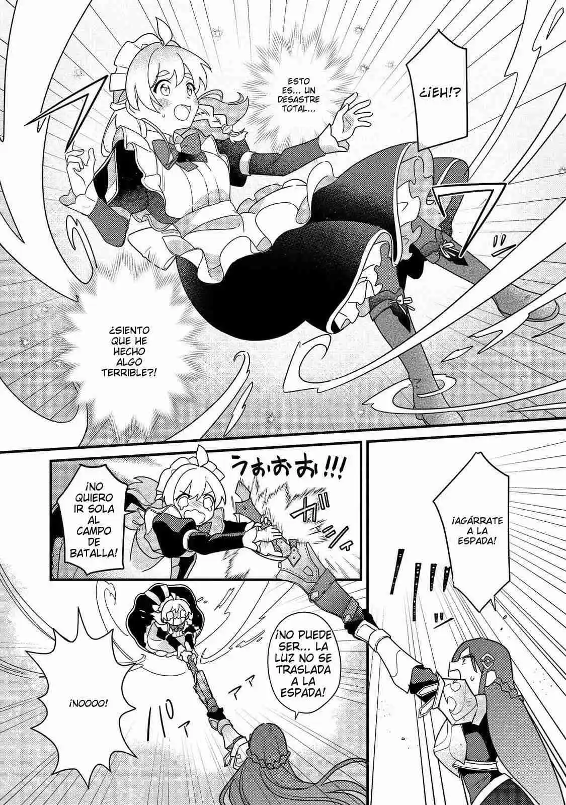 MAIDES MAID, JIGOKU NO SENJO NI TENSO SARERU. KOYU NO GOMI SHUSHU MAHO DE, SAIJAKU CLASS NO MAMA JINRUI SAIKYO NI. MAID ATTACKS IN DESTINY capítulo 1 página 15