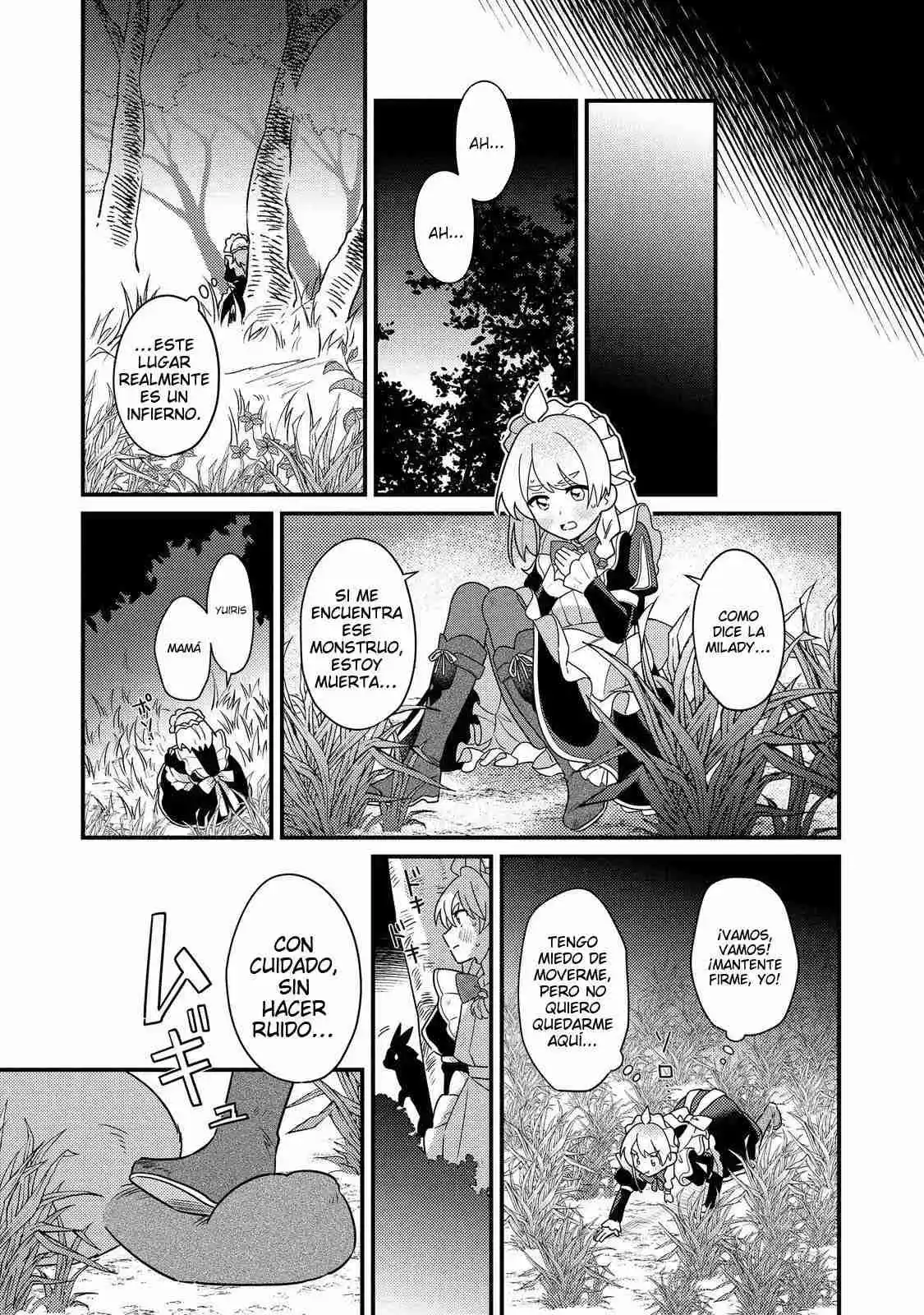 MAIDES MAID, JIGOKU NO SENJO NI TENSO SARERU. KOYU NO GOMI SHUSHU MAHO DE, SAIJAKU CLASS NO MAMA JINRUI SAIKYO NI. MAID ATTACKS IN DESTINY capítulo 1 página 31