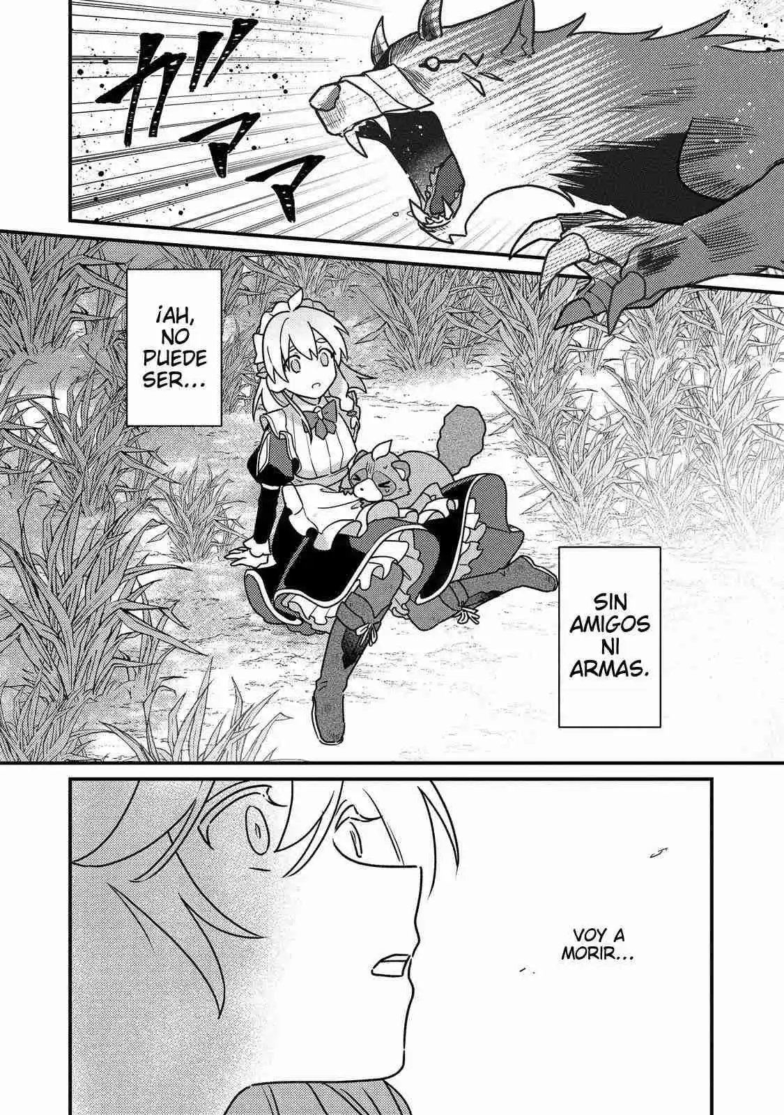 MAIDES MAID, JIGOKU NO SENJO NI TENSO SARERU. KOYU NO GOMI SHUSHU MAHO DE, SAIJAKU CLASS NO MAMA JINRUI SAIKYO NI. MAID ATTACKS IN DESTINY capítulo 1 página 34
