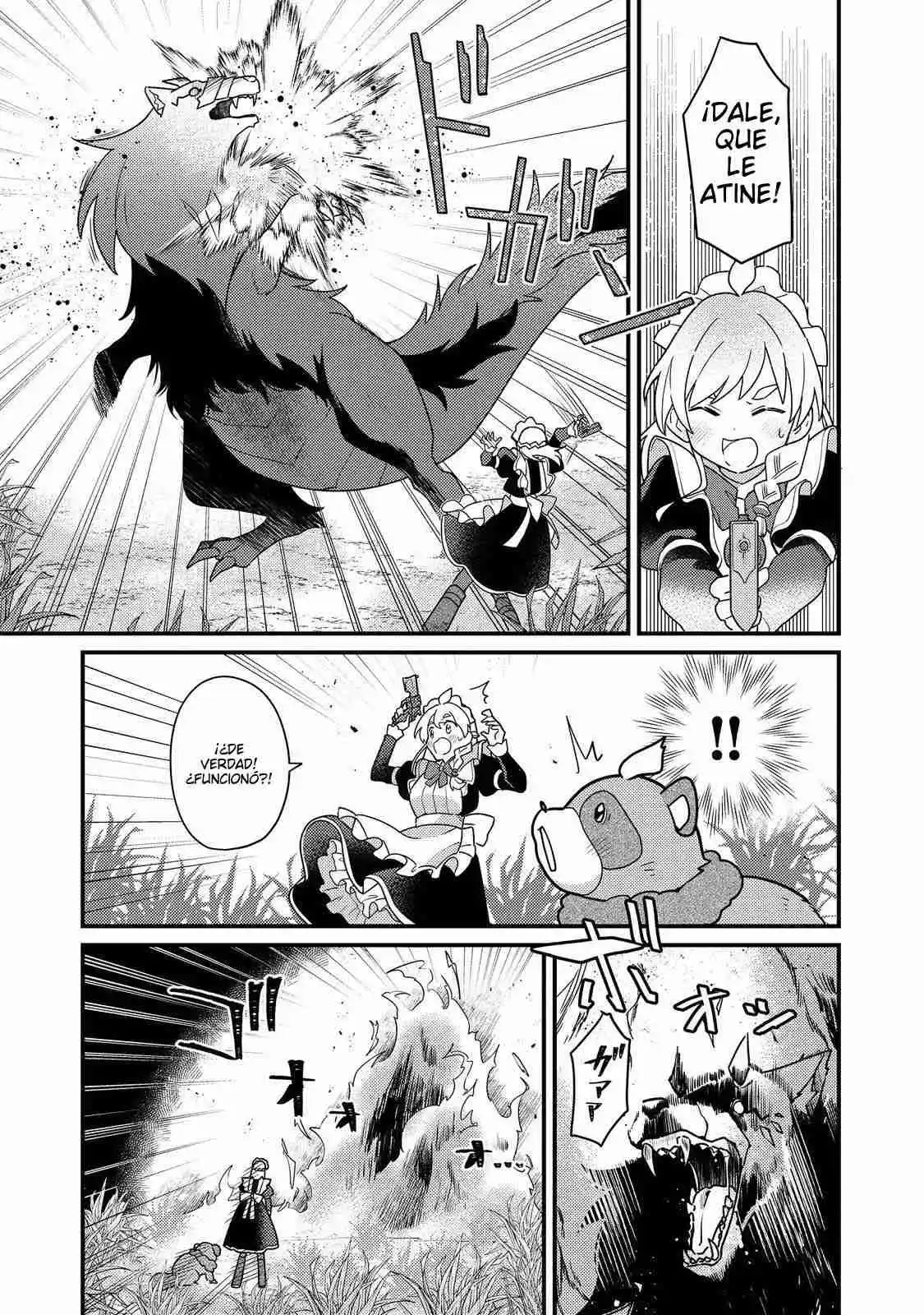 MAIDES MAID, JIGOKU NO SENJO NI TENSO SARERU. KOYU NO GOMI SHUSHU MAHO DE, SAIJAKU CLASS NO MAMA JINRUI SAIKYO NI. MAID ATTACKS IN DESTINY capítulo 1 página 38