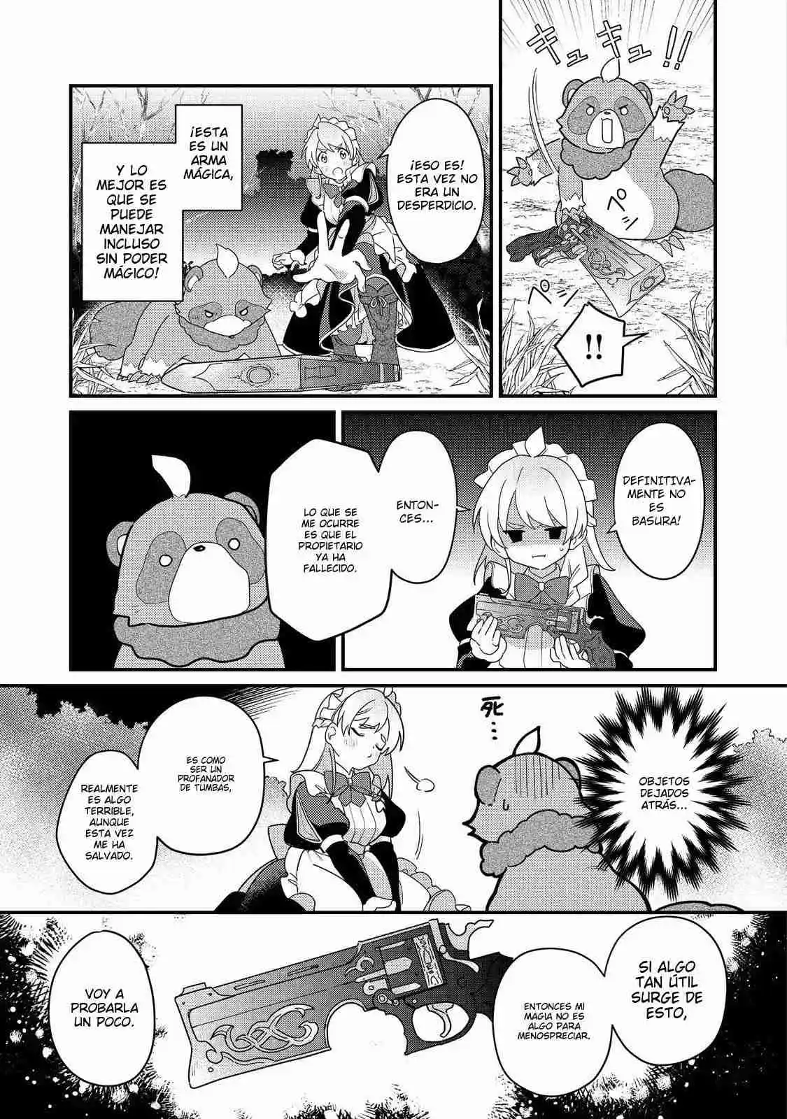 MAIDES MAID, JIGOKU NO SENJO NI TENSO SARERU. KOYU NO GOMI SHUSHU MAHO DE, SAIJAKU CLASS NO MAMA JINRUI SAIKYO NI. MAID ATTACKS IN DESTINY capítulo 2 página 8