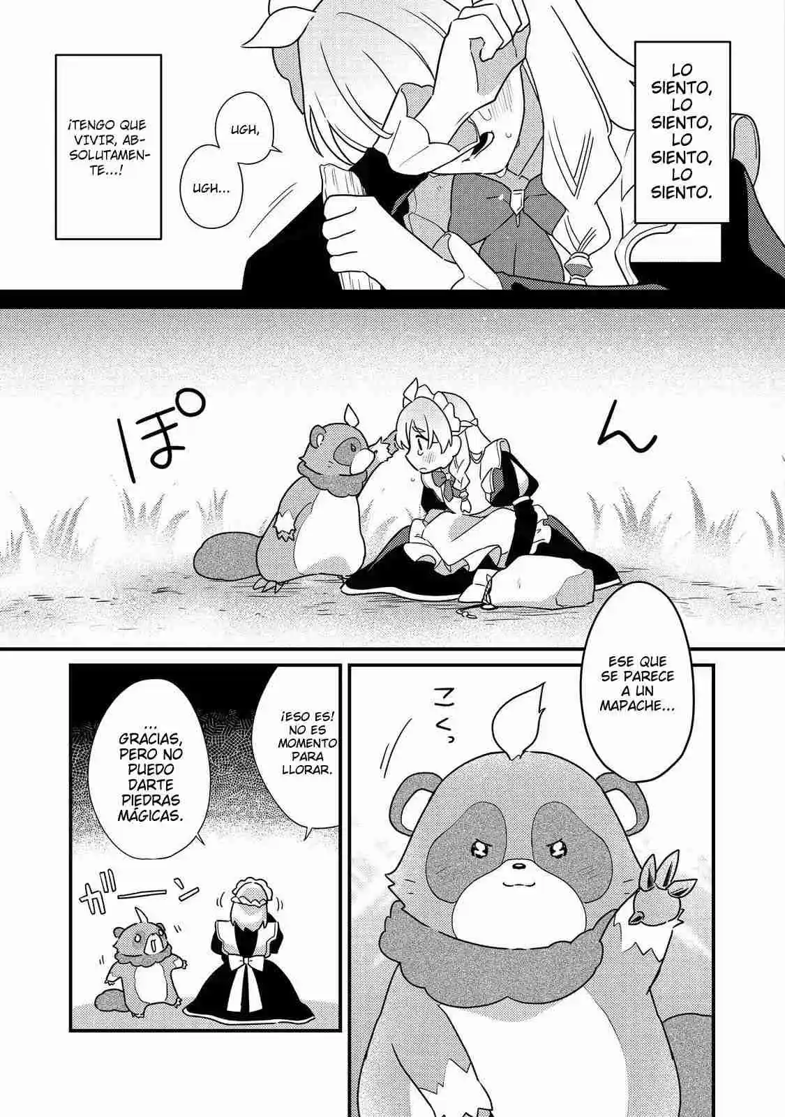 MAIDES MAID, JIGOKU NO SENJO NI TENSO SARERU. KOYU NO GOMI SHUSHU MAHO DE, SAIJAKU CLASS NO MAMA JINRUI SAIKYO NI. MAID ATTACKS IN DESTINY capítulo 2 página 14