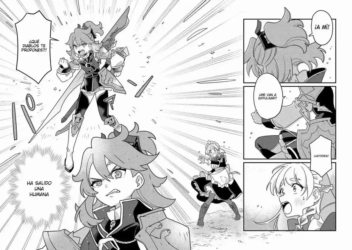 MAIDES MAID, JIGOKU NO SENJO NI TENSO SARERU. KOYU NO GOMI SHUSHU MAHO DE, SAIJAKU CLASS NO MAMA JINRUI SAIKYO NI. MAID ATTACKS IN DESTINY capítulo 2 página 23