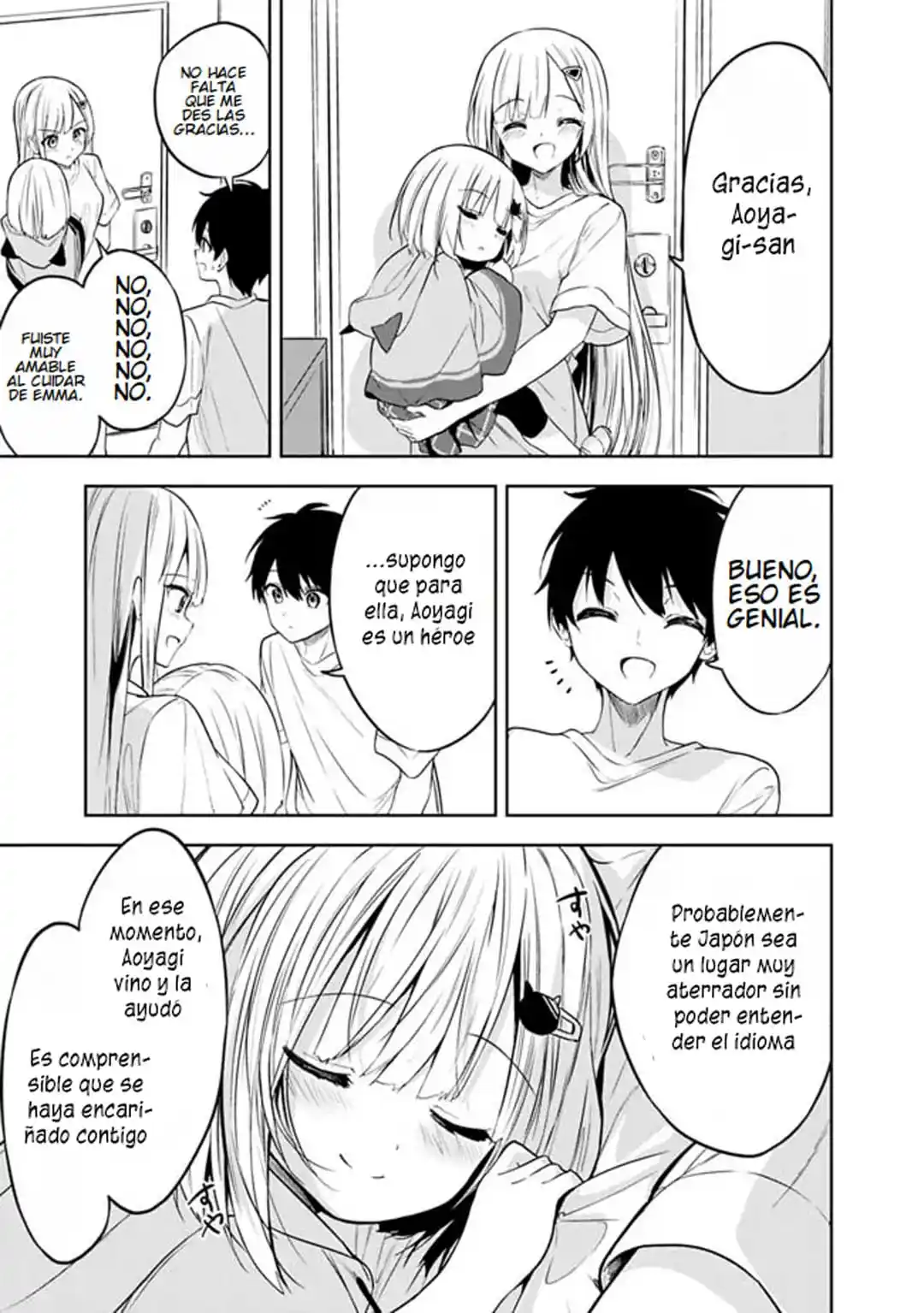 Maigo Ni Natteita Youjo Wo Tasuketara, Otonari Ni Sumu Bishoujo Ryuugakusei Ga Ie Ni Asobi Ni Kuru You Ni Natta Ken Nitsuite capítulo 3 página 20