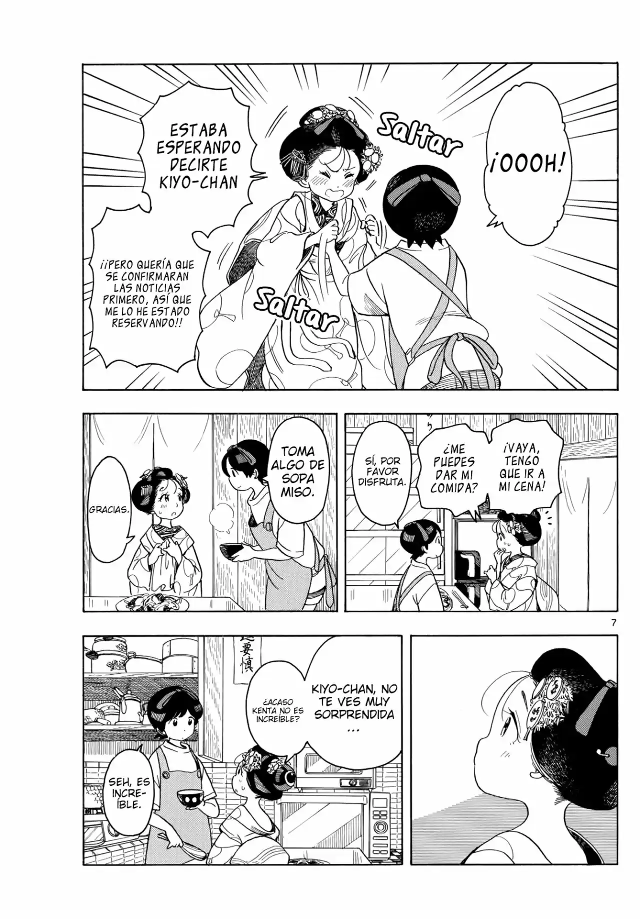 Maiko-san Chi No Makanai-san - Capítulo 124 - Página 7 - LectorTMOo