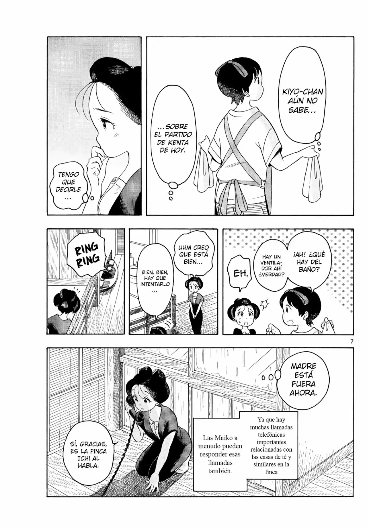 Maiko-san Chi No Makanai-san - Capítulo 128 - Página 7 - LectorTMOo