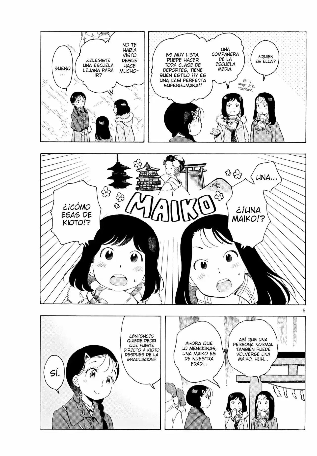 Maiko-san Chi No Makanai-san - Capítulo 172 - Página 5 - LectorTMOo