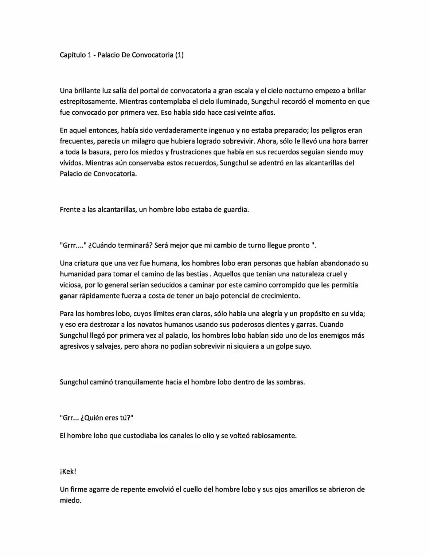 Main Character Hide His Strenght (Novela) - Capítulo 1 - Página 1 - LectorTMOo