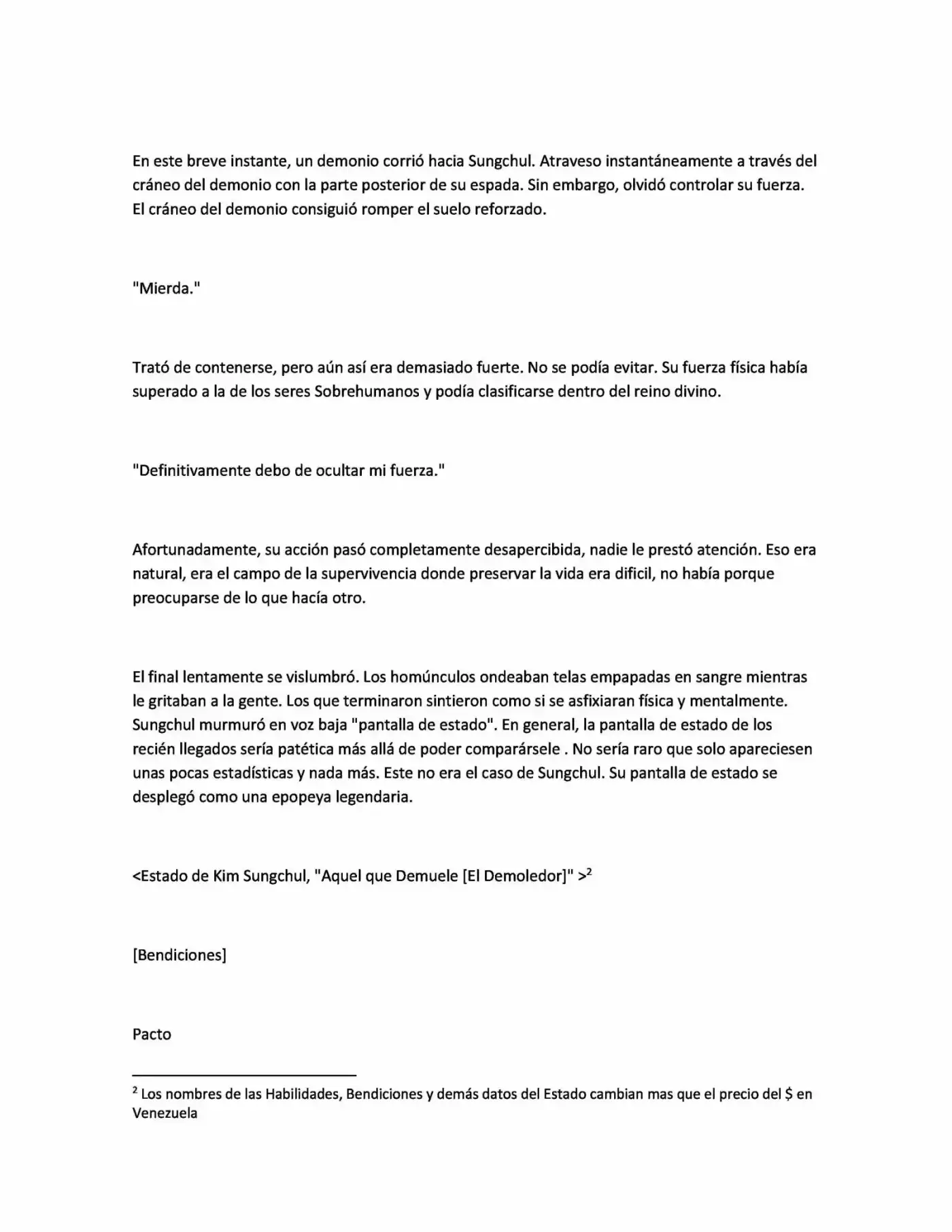 Main Character Hide His Strenght (Novela) - Capítulo 2 - Página 7 - LectorTMOo
